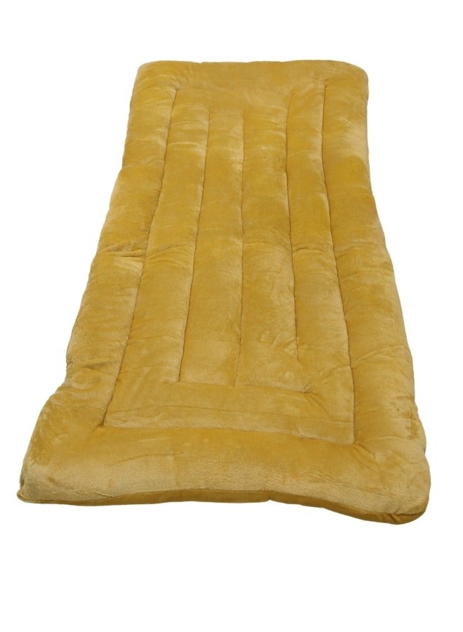 سمارت هوم مطرحة نوم قطنية للمخيمات والاستراحات مخملية ناعمة الملمس مصنوعة من مواد عالية الجودة ، مضرب قطن طبيعي نفر واحد مقاس 180*90*6سم - Image 1