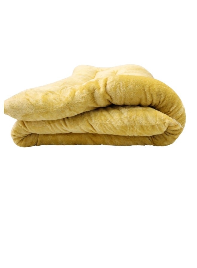 سمارت هوم مطرحة نوم قطنية للمخيمات والاستراحات مخملية ناعمة الملمس مصنوعة من مواد عالية الجودة ، مضرب قطن طبيعي نفر واحد مقاس 180*90*6سم - Image 4