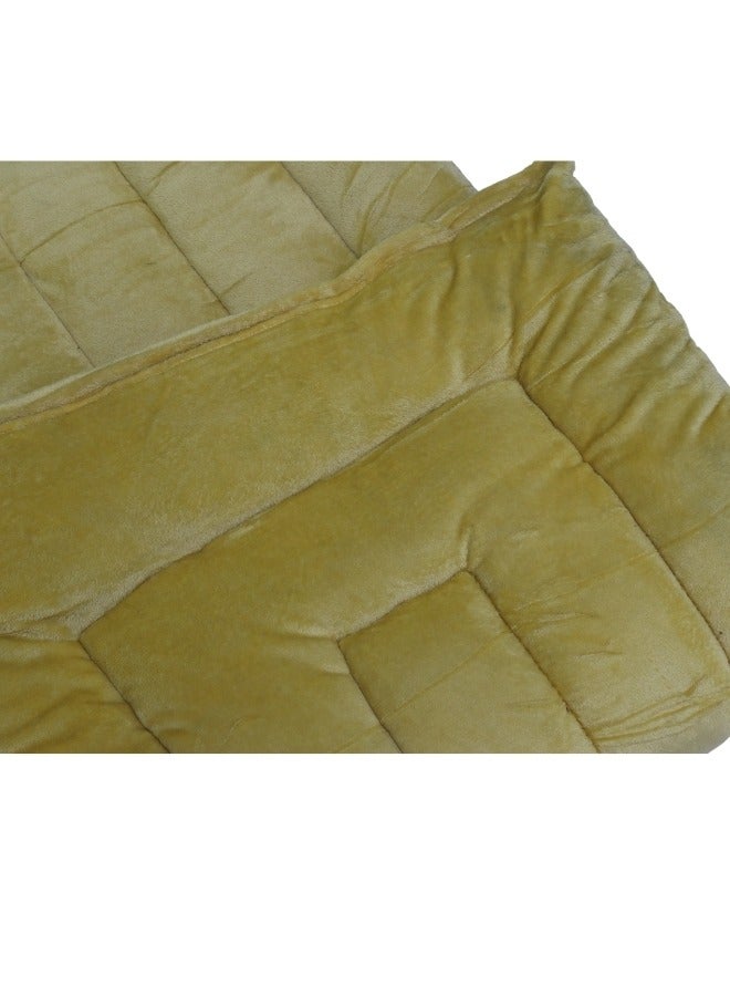 سمارت هوم مطرحة نوم قطنية للمخيمات والاستراحات مخملية ناعمة الملمس مصنوعة من مواد عالية الجودة ، مضرب قطن طبيعي نفر واحد مقاس 180*90*6سم - Image 5