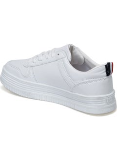 U.S. Polo Assn. حذاء رياضي نسائي أبيض سوري بsole سميك  - Image 3