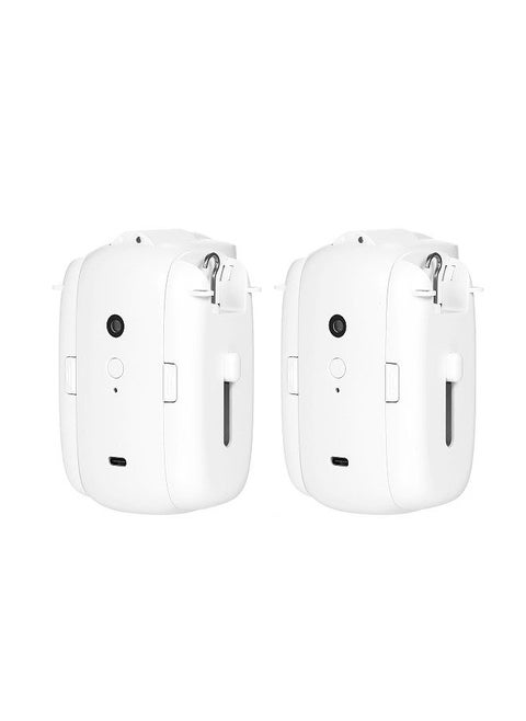 2Pcs Smart Electric Curtain Motor Curtains Rod Opener Voice Control Timer Control Light Sensor Automatic Curtain Switch Robot for I-rail U-rail