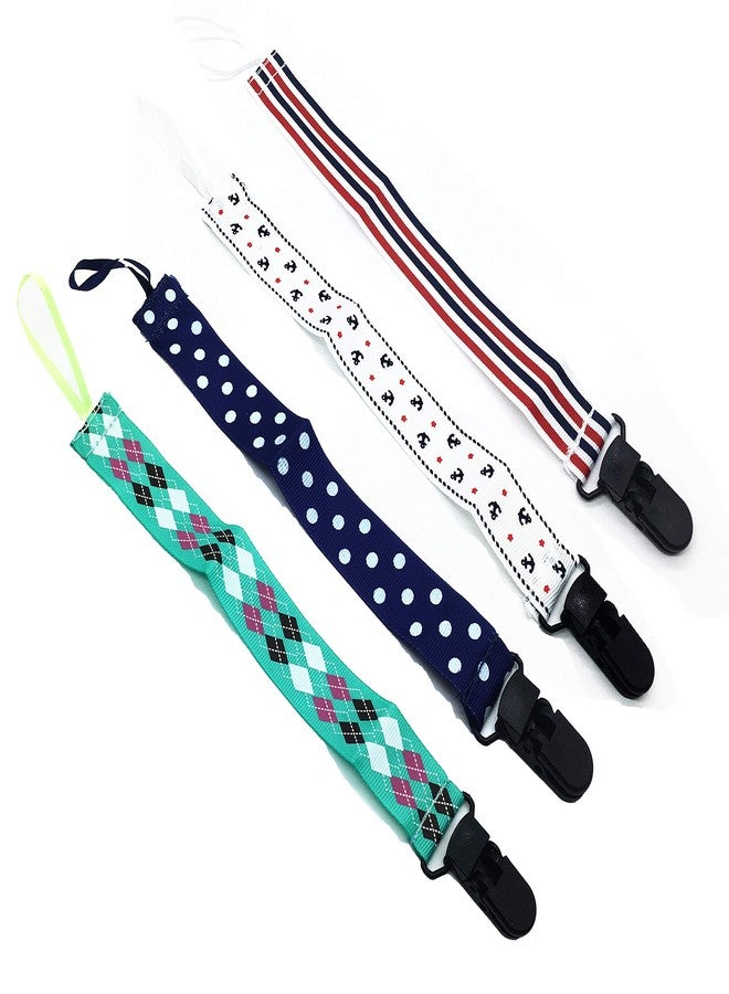 SYGA Pack of 4 Baby Teether Holder Belt,Blue,Green,White,Red - Image 1