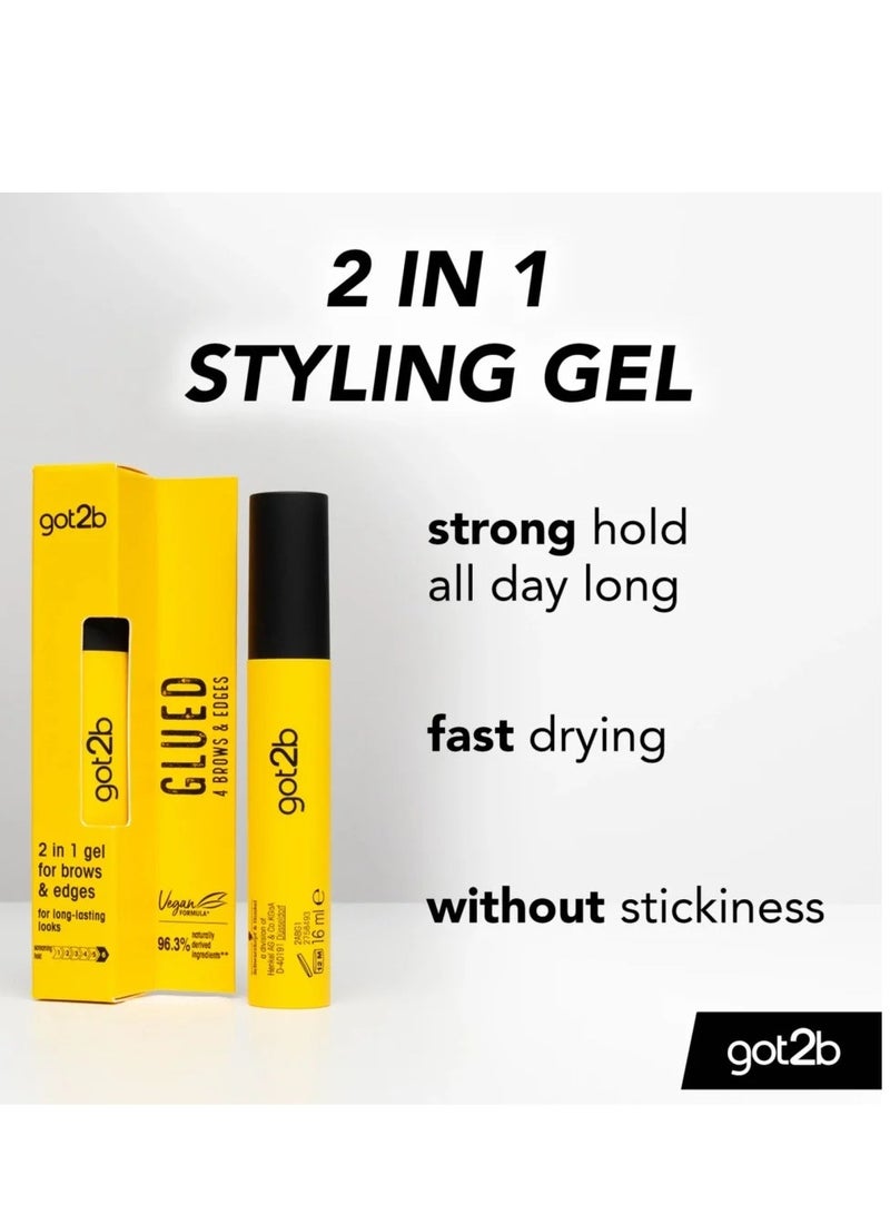 Got2b 2in 1 gel  for brows & edges  for gong  lasting looks - Image 2