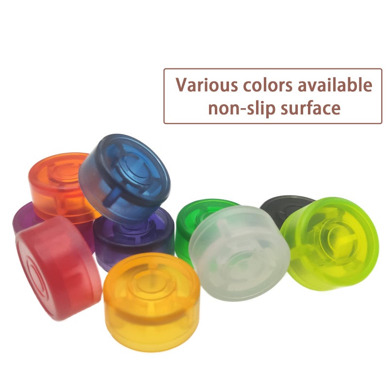 Cheerock Guitar Effect Footswitch Topper, 20Pcs Guitar Pedals Footswich Protection Caps, Multi-colored Guitar Pedal Footswitch Topper Cover for Common Pedal Switches - Image 2