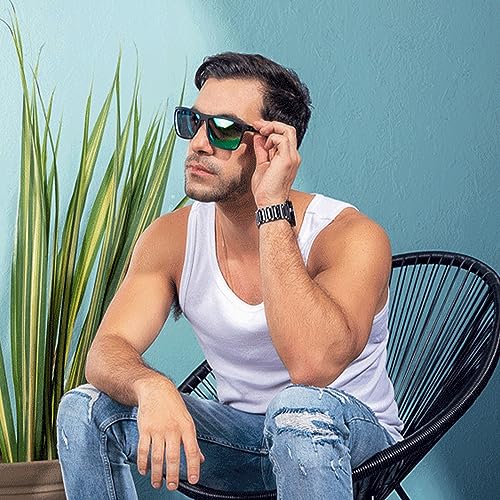 ZENOTTIC Polarized Sunglasses for Men Lightweight TR90 Frame UV400 Protection Square Sun Glasses - Image 2