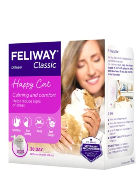 Feliway Classic Diffuser with Refill 48 ml
