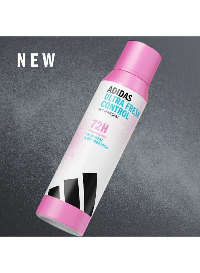اديداس adidas Ultra Fresh Control Anti-Perspirant Deodorant Spray for Women 150ml - Image 2