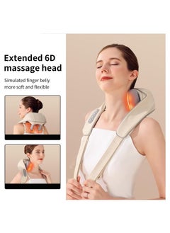 BORTONY Mini Neck Massager Shiatsu Back Neck Massager with Heat Electric Massager for Back & Shoulder Massage Pillow for Neck Back Shoulder Leg Deep Massage at Home for Muscle Relaxation  - Image 2