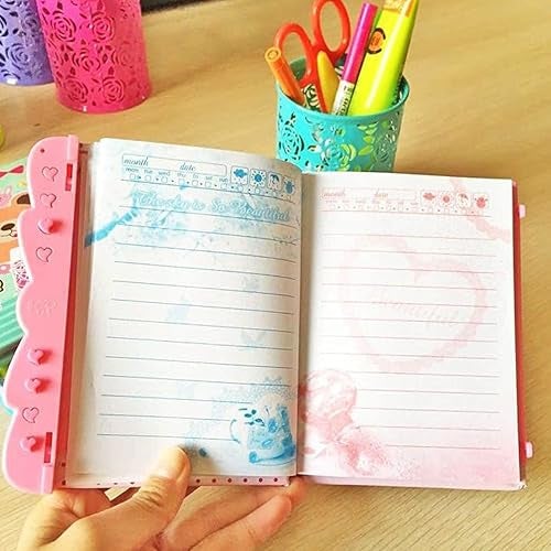 PARTEET Space Theme Lock Diary With Password for Boys & Girls|Diary with Button Lock, Notepad, Best Return Gifts for Kids - Image 5