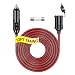 RWUJILONG 12V24V Heavy Duty Cigarette Lighter Extension Cord 12FT 14AWG 240W with LED Light for Car Vehicle Tire Pump Air Compressor Refrigerator Coffee Maker etc 1Spare Fuse - Image 2