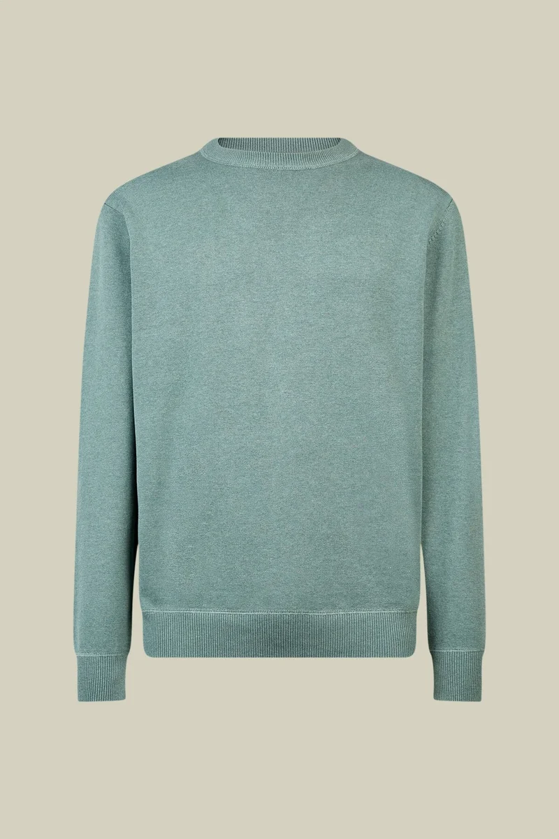 Men's crew neck jumper - Sage Green