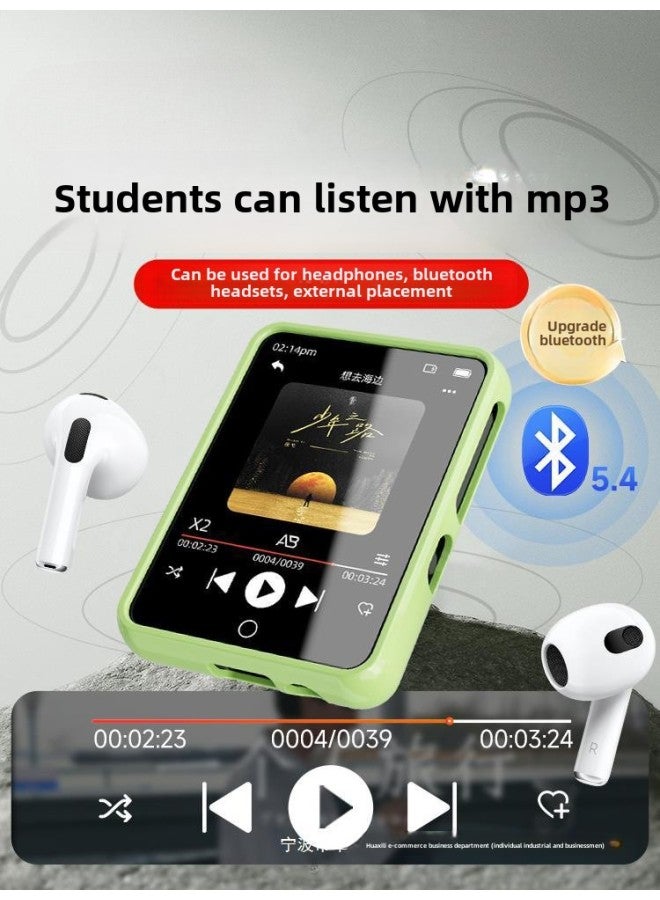 Mp3 Walkman Student Version Mp4 Senior High School Students English Listening Music Player Bluetooth Listening Songs-Body Color:[free - White Protective Case] 2.4 Hd Screen - Primary And Secondary School#Learning Edition-Memory Capacity:80gb (body 16g Memory + 64g Card) [-suitable For High School] - Package 2: Host + Lossless Bluetooth Headset + Otg + Free Protective Case + Available  - Image 5