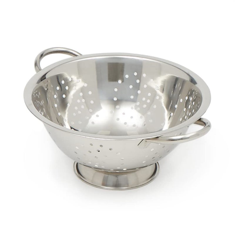 Home Basics Home Basics Deep Colander Stainless Steel 3 Quart44 
