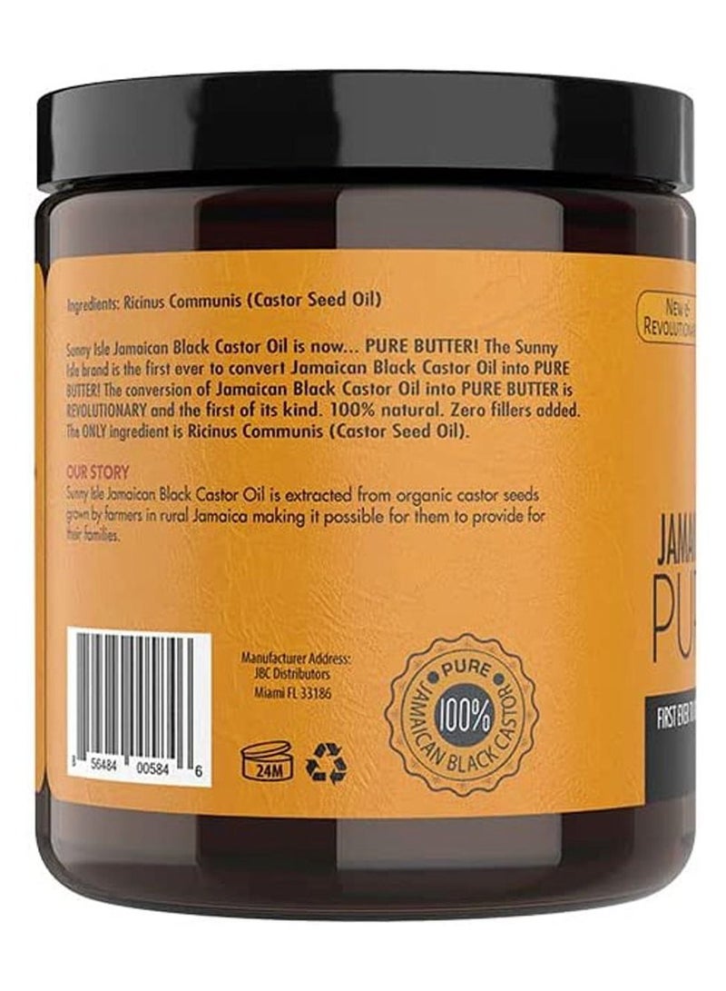 صاني آيل زيت الخروع الجامايكي الأسود النقي بالزبدة 8 أوقية - Image 3