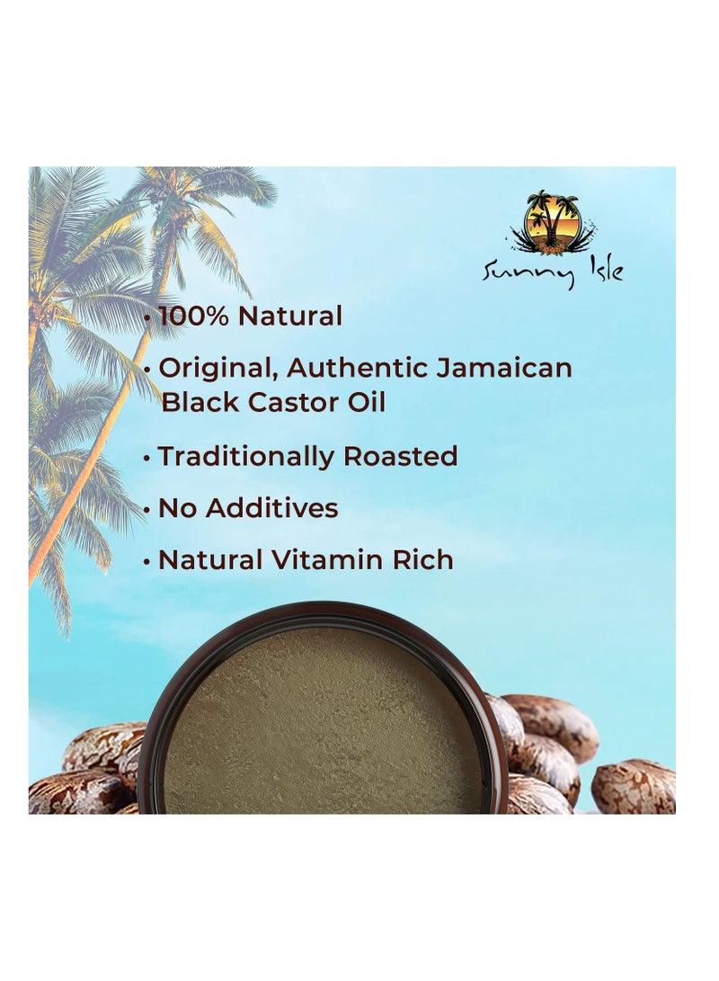 صاني آيل زيت الخروع الجامايكي الأسود النقي بالزبدة 8 أوقية - Image 4