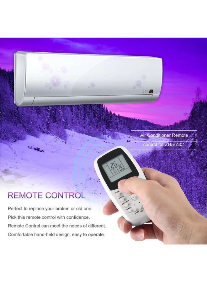 NIBEMINENT Universal Smart Air Conditioner Remote Control For ZH/EZ-01 White - Image 2