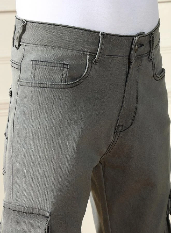 Dennis Lingo Regular Fit Cargo Joggers with Elastic Cuffed by Styli