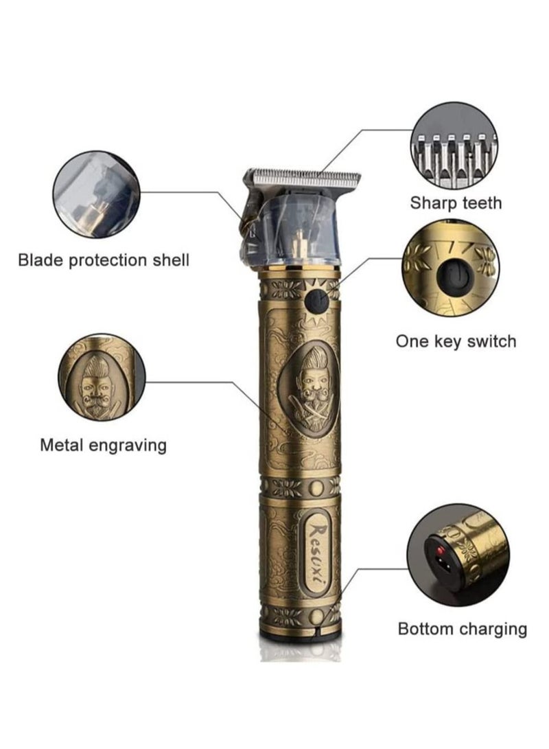 ELTRAZONE Professional Hair Clippers for Men Outliner Grooming Beard Trimmer Close Cutting Salon Cordless Rechargeable Quiet - Image 3