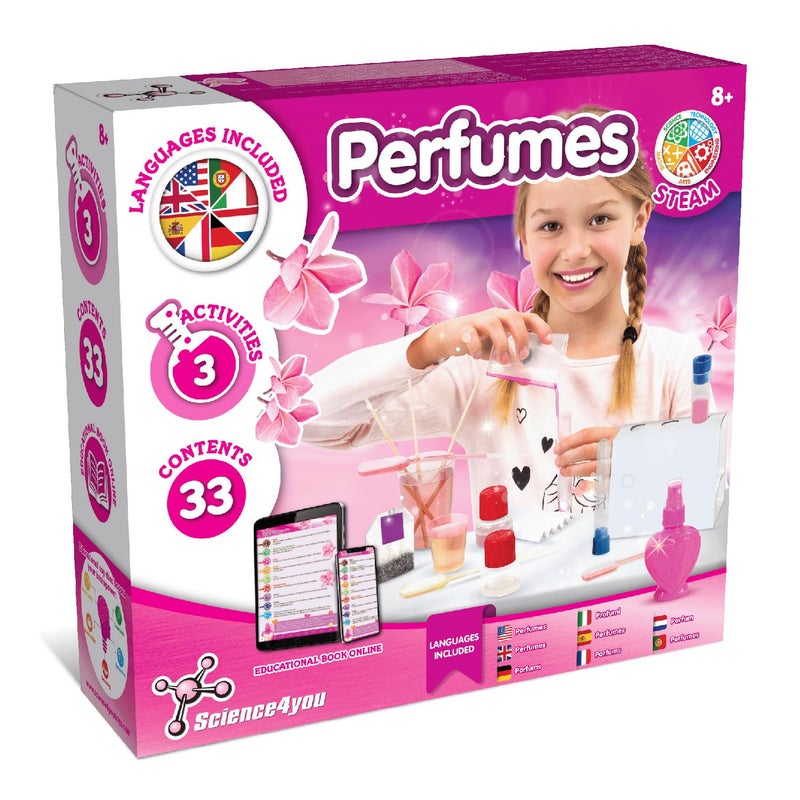 Science4you Perfume Making Kit for Girls and Boys - Make Your Own Perfumes for Kids, Scientific Kit + Creative Experiments and Activities, Stem Toys and Games, Gifts for 8+ Year olds Kids - Image 1