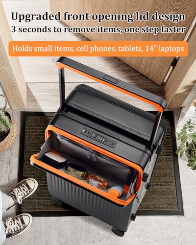 Joyway Carry on Luggage Airline Approved, Hardside Carry-on Suitcase with Charging Port and Spinner Wheels, Hardshell 20 Inch Luggage with TSA Lock, Green - Image 5