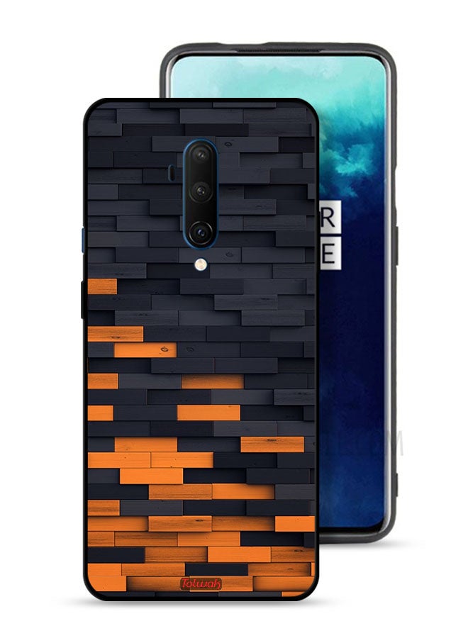 Tolwak OnePlus 7T Pro Protective Case Cover Wooden Wall - Image 1