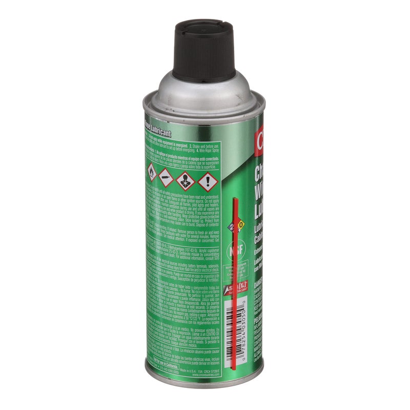 CRC Chain And Wire Rope Lubricant, 10 Wt Oz, Extreme Duty Synthetic Lubricant With Moly, Aerosol Spray - Image 2