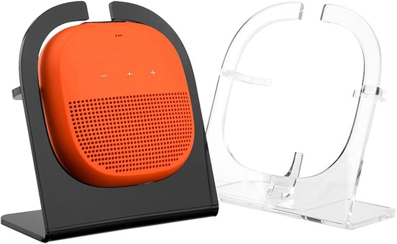 Transparent Speaker Stand Secure Slip Proof Storage Solution for Small Speakers - Image 5