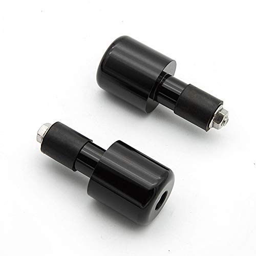 DEFUMP PROCNC Handle Bar Ends Grips Plug Fit for Suzuki GSX-R600 1999-2017 GSX-R750 2000-2017 GSX-R1000 2001-2017 GSXR600 750 2000-2014 GSXR1000 01-13 (Black) - Image 4