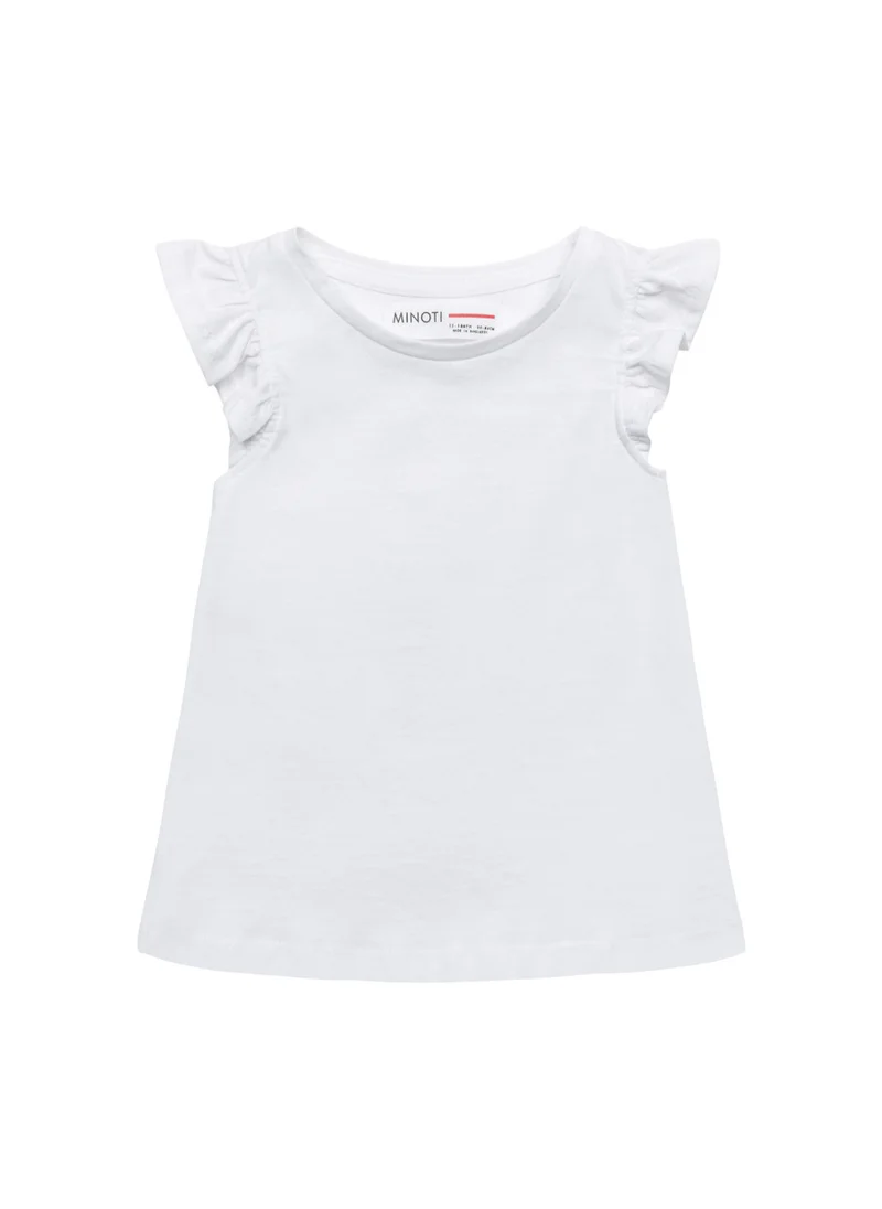 مينوتي Kids Girls Frilled vest