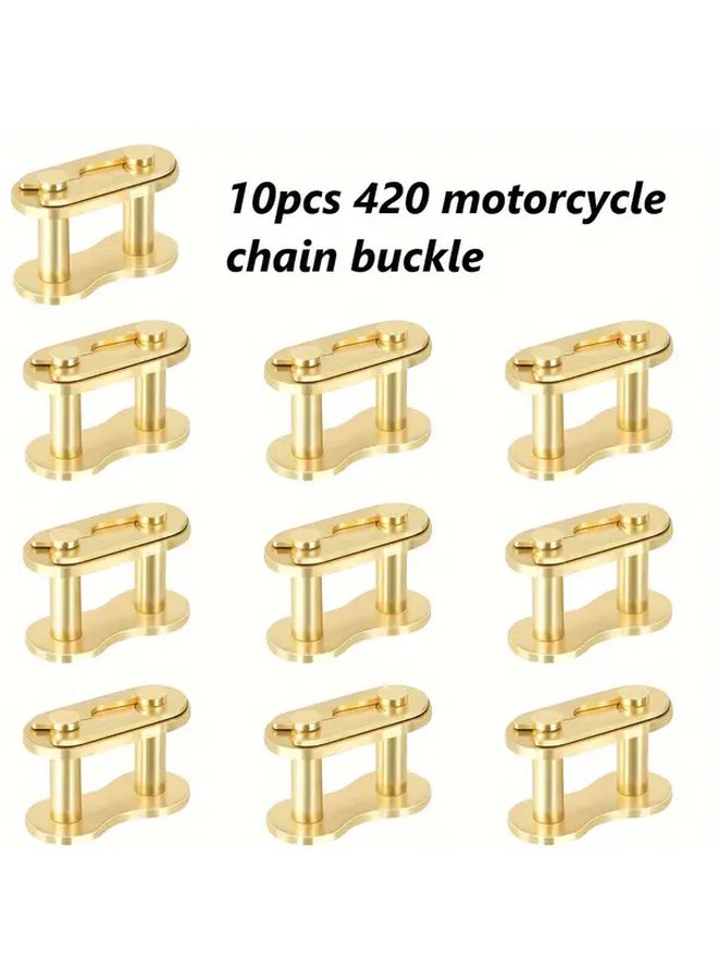 10PCS 420 Master Link Kit For Chinese ATVs And Quads 110cc To 250cc Durable - Image 1