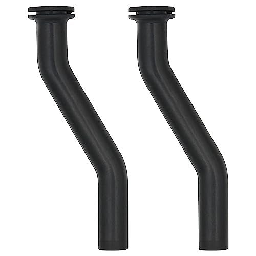 Calvana (2-pack) Calvana 596163 Rubber Vacuum Hose, 3" Tractor Vacuum Pump Hoses, Compatible with Briggs & Stratton, John Deere Lawnmower Engine Parts, 797408, 593998, Black - Image 1