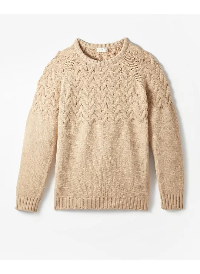 جون June Boy Knitted Sweater Dark Stone