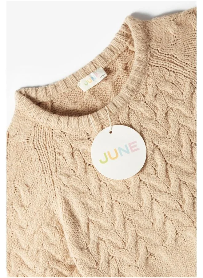 جون June Boy Knitted Sweater Dark Stone