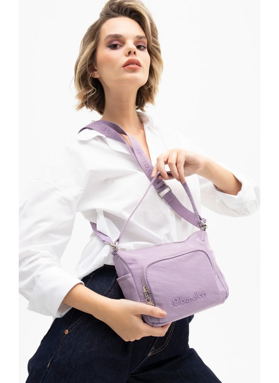 يونايتد كولورز أوف بينتيون Benetton Women's Crossbody Bag Lilac BNT1202
