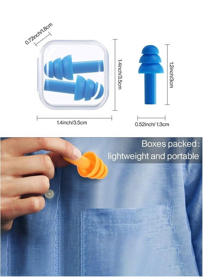 Generic 12 Pairs Reusable Silicone EarPlugs, Waterproof Hypoallergenic Noise Reduction Ear Plugs for Hearing Protection, Suitable for Sleeping, Snoring, Swimming, Concerts  - Image 5