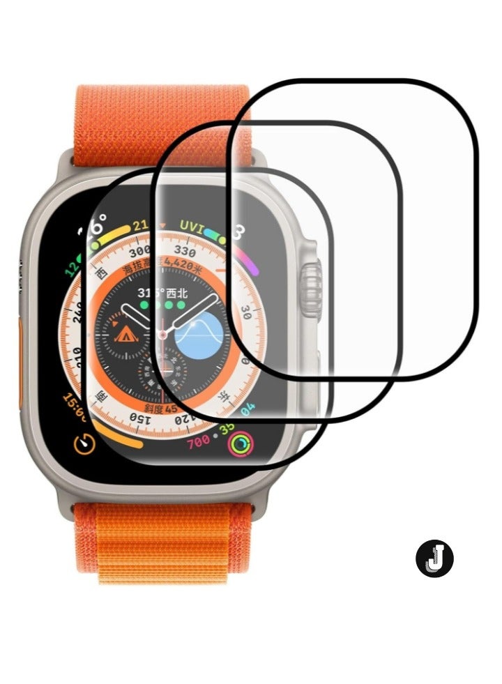 JAJEEK "2024 3-Pack Screen Protector for Apple Watch Ultra 2 49mm (2023) – Full Coverage, Anti-Bubble, Wear-Resistant Composite Protective Film" - Image 1