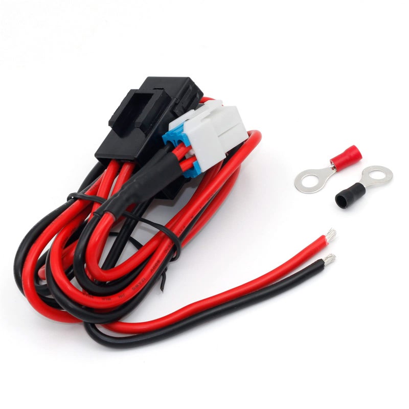 Kymate 4-pin 12AWG DC Power Supply Cable for Yaesu Radio FT-450D FT-891 FT-991-A FT950 FTDX-1200 Kenwood TS-480 TS-590SG TS-890s Icom IC-7000 IC-7200 IC-7600 IC-7300 Alinco DX-SR9T Vertex - Image 2