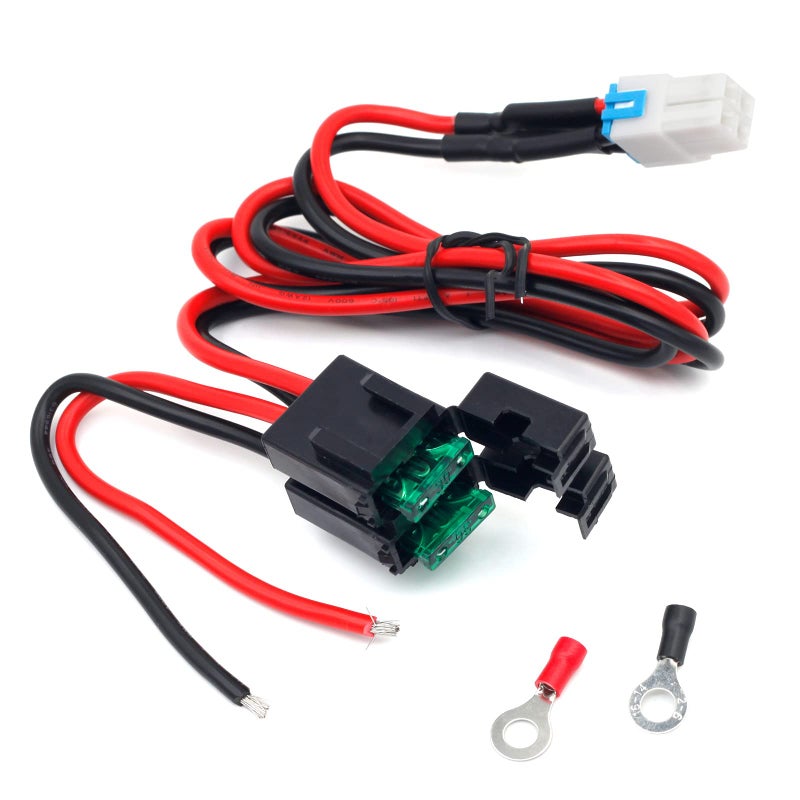 Kymate 4-pin 12AWG DC Power Supply Cable for Yaesu Radio FT-450D FT-891 FT-991-A FT950 FTDX-1200 Kenwood TS-480 TS-590SG TS-890s Icom IC-7000 IC-7200 IC-7600 IC-7300 Alinco DX-SR9T Vertex - Image 3