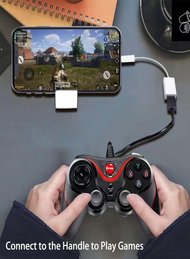 Hatuge Lightning to USB Camera Adapter, Apple MFi Certified USB 3.0 OTG Dongle Cord for iPhone 14 13 12 11 X XS XR 8 Plus, iPad to Connect USB Flash Drive, Card Reader, Keyboard, Mouse, Piano, U Disk - Image 5
