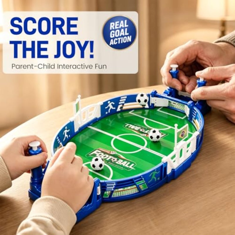 Soccer Board Game for,Party Battle Board Toy Mini Foosball Tabletop Games Soccer Gifts for Boys Girls Birthday - Image 5