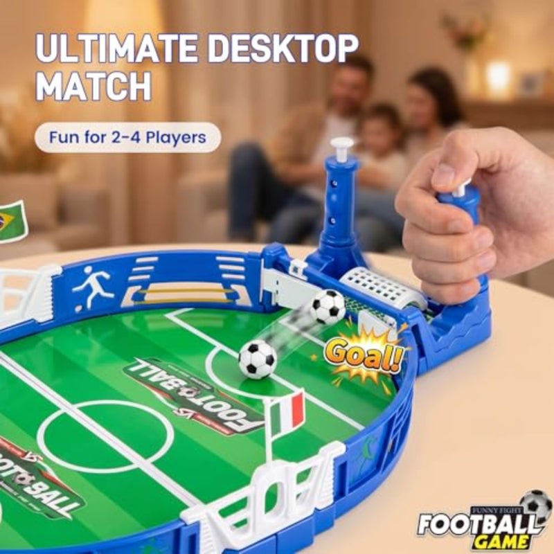 Soccer Board Game for,Party Battle Board Toy Mini Foosball Tabletop Games Soccer Gifts for Boys Girls Birthday - Image 4