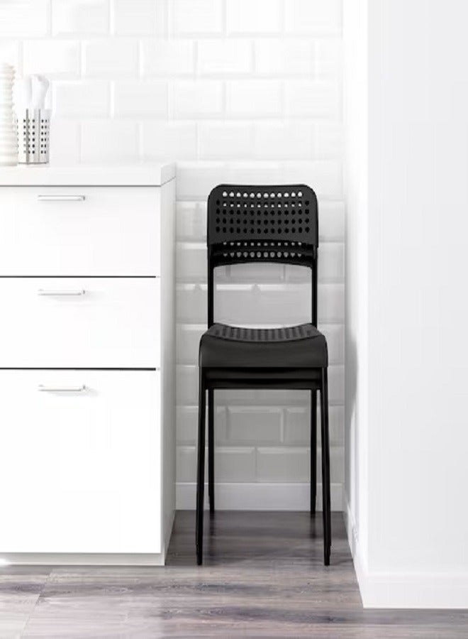 Generic Black 4-Piece Dining Table Chair Set  - Image 3