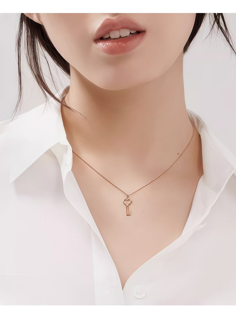 Tiffany & Co. Tiffany Keys Heart Key Necklace  - Image 4