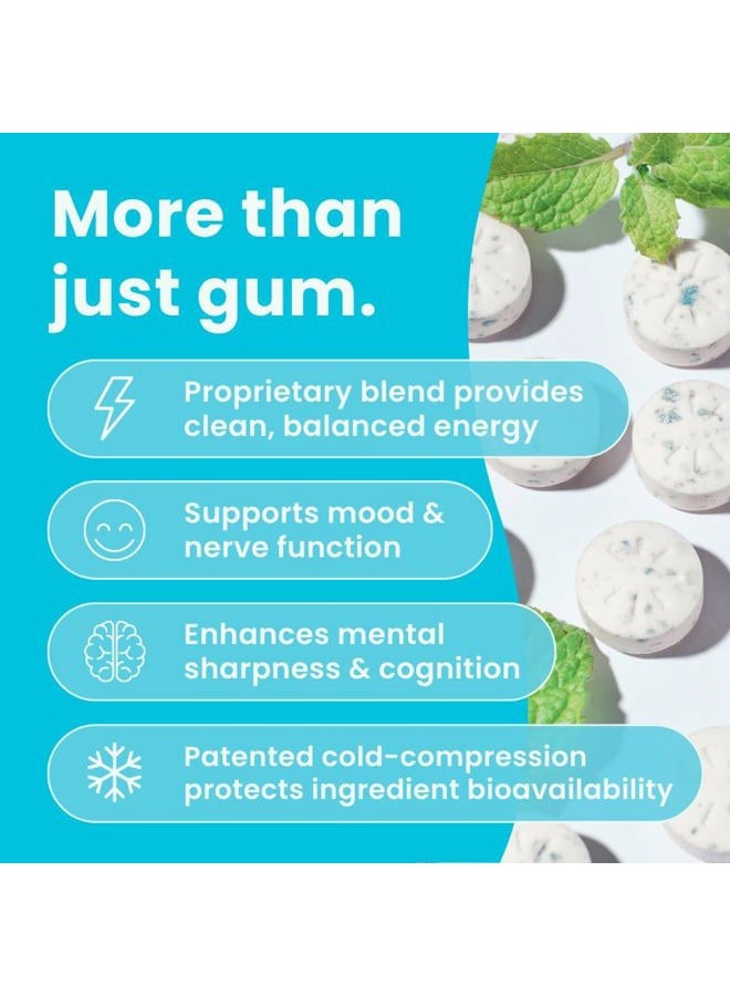 NeuroGum Energy & Focus Gum, Peppermint Flavor, 90 Pieces - Image 3