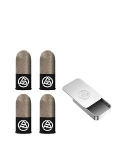 FlyDigi 4-pack Gaming Gloves Silver Cloth Mobile Game Finger Cots Extremely Thin Material Zero-touch Breathable With Storage Box  - Image 1