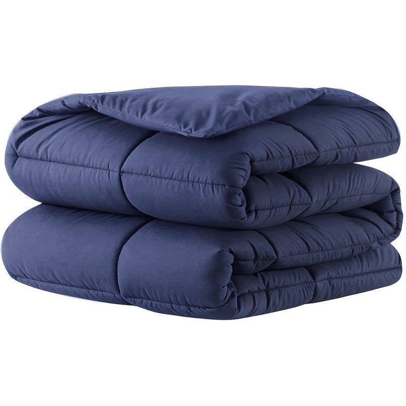 1pc Comforter Duvet Insert - Quilted Comforters, All Season Duvet, Polyester Filling, Bedding Comforter With Corner Tabs - Image 1
