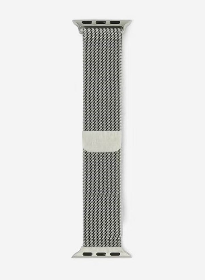 TIGER Apple Watchband 42mm, 44mm, 45mm, 49mm Milanese Apple Watch Strap – Adjustable, Stylish Stainless Steel Mesh Band for Apple Watch Series 1-8, SE, Ultra – Comfortable, Durable, Sleek Design for Everyday Wear - Image 1