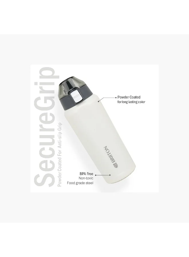 Briiton Water bottle -650Ml Double wall (stainless steel) Insulated Bottle-keeps Hot and Cold