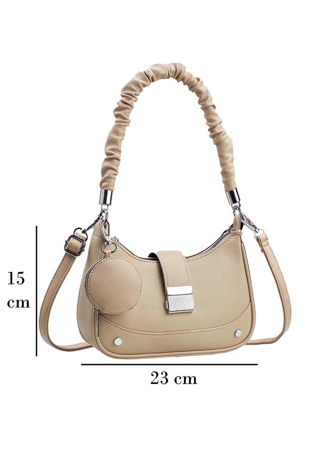 SIBY 2 In 1 Crossbody Bags with Coin Case for Women's (Khaki) - Image 2