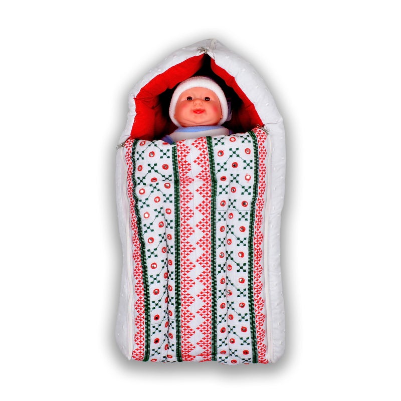 SmallBerry™ 3-in-1 Multidesign Baby Bed Sleeping Bag and Carry Bag Nest | New Born Bedding Set | Perfect Newborn Baby Gift for 0-6 Months | Versatile Nursery Essential - Image 3